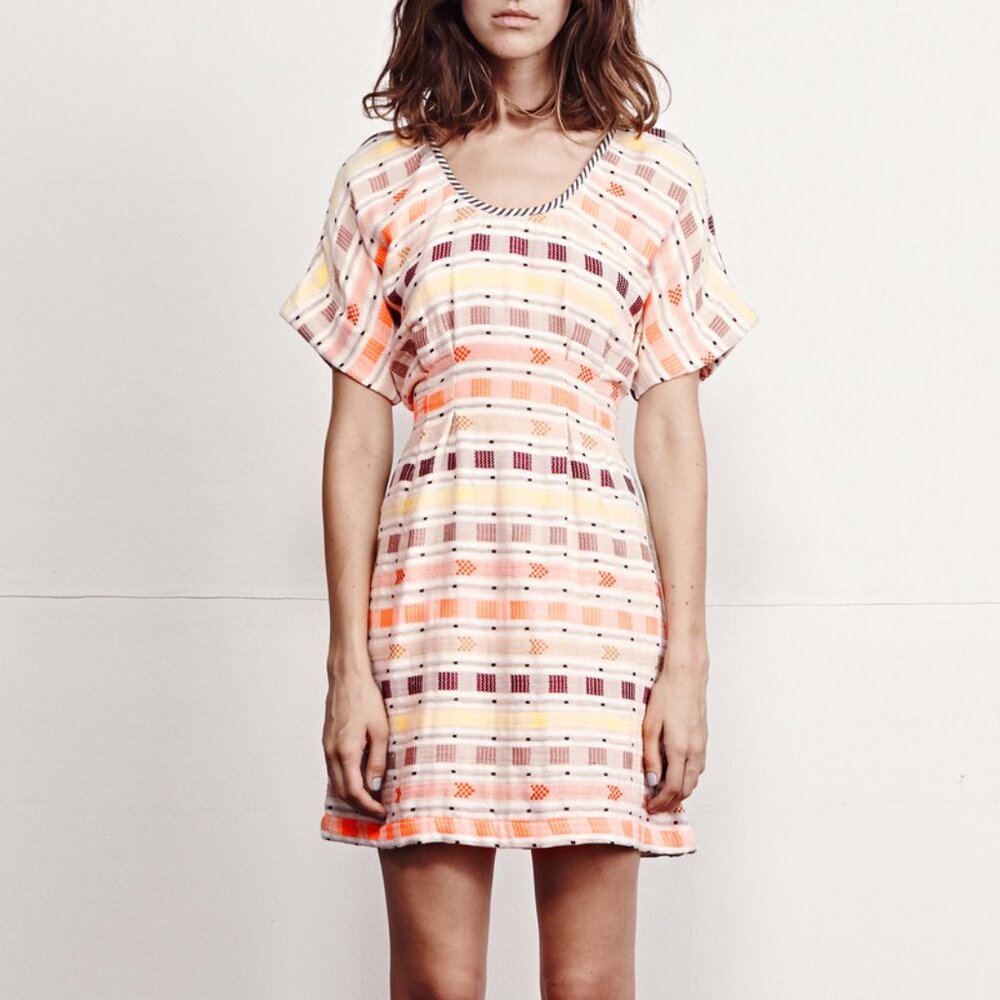 Ace & Jig Picnic Dress in Emblem Size S